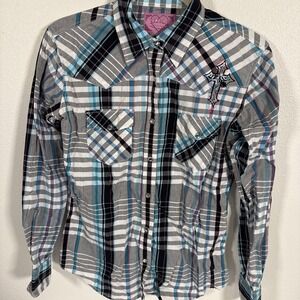 Cowgirl Hardware Size‎ L Snap Front L/S Shirt N1